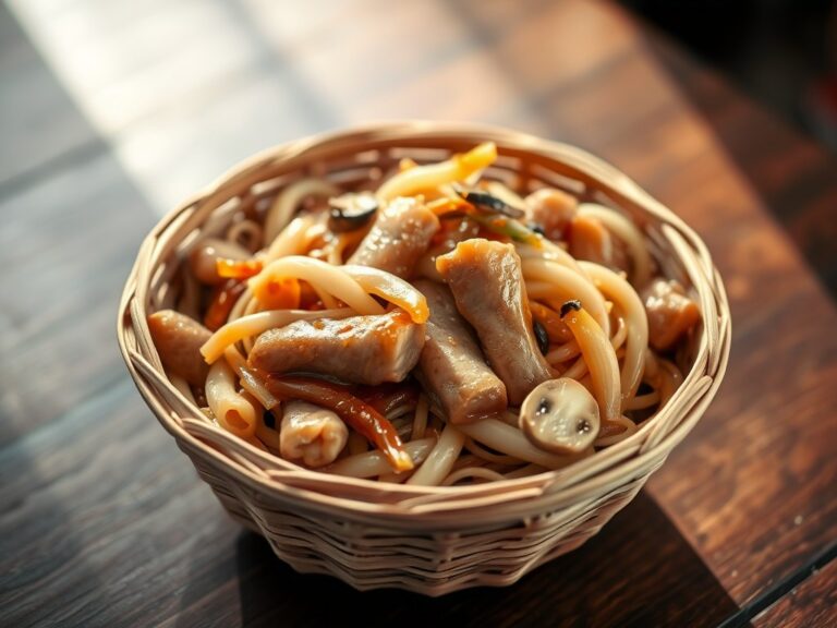 Chop Suey in bamboe