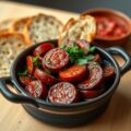 Chorizo in rode wijn