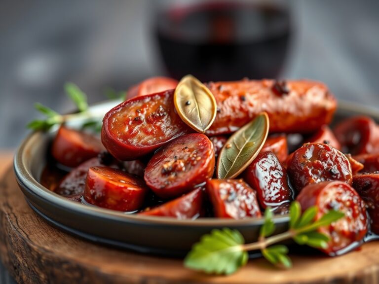 Chorizo in rode wijn (Chorizo al vino)