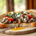 Ciabatta met tomaat en feta
