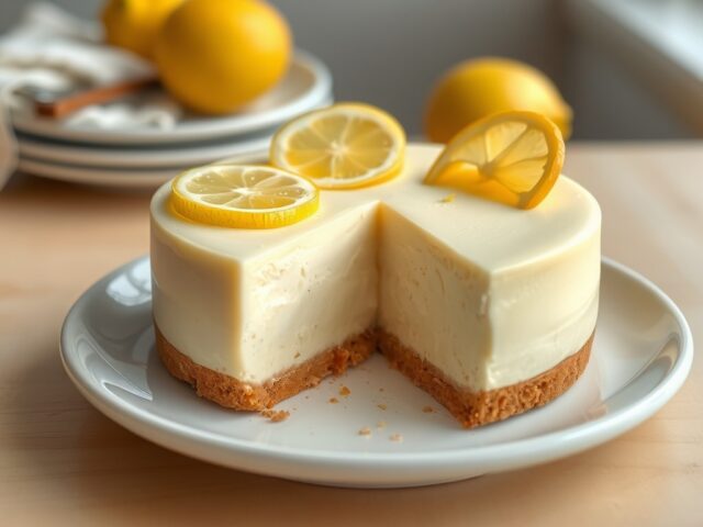 Citroen cheesecake