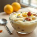 Citroenrijstpudding
