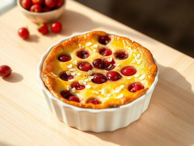Clafoutis met rood fruit