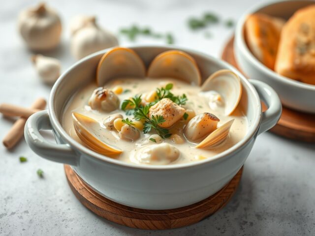 Clam Chowder Variatie uit Den Haag — AI-gegenereerde illustratie