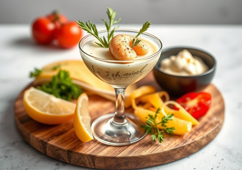 Cocktail Alexander, AI-gegenereerde illustratie