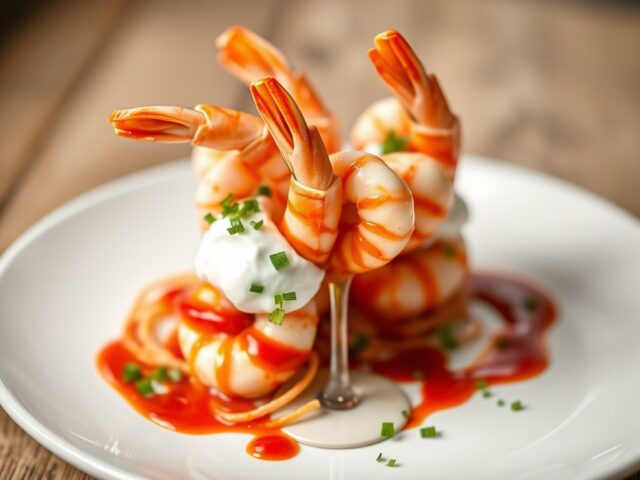 Cocktail crevettes Hollandaise