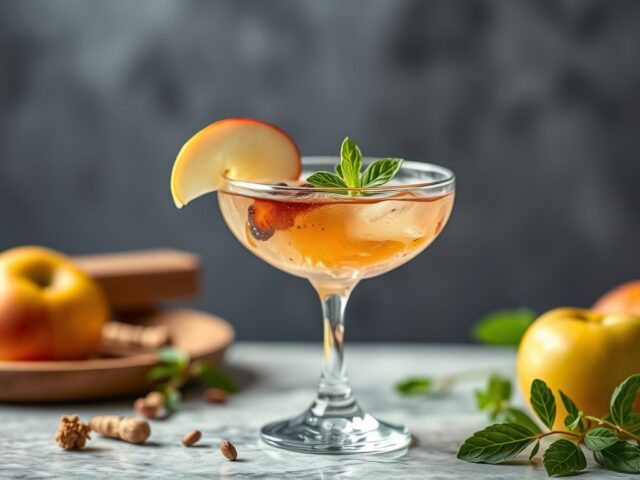 Cocktail van gerookte Paling