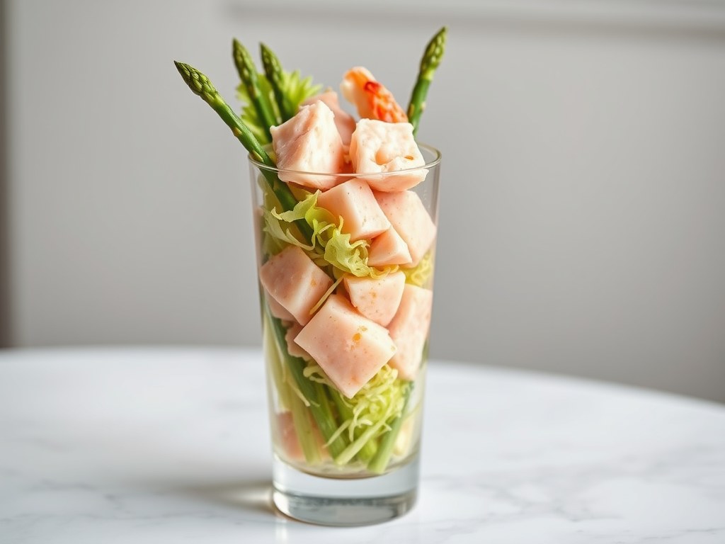 Cocktail van Langouste, AI-gegenereerde illustratie