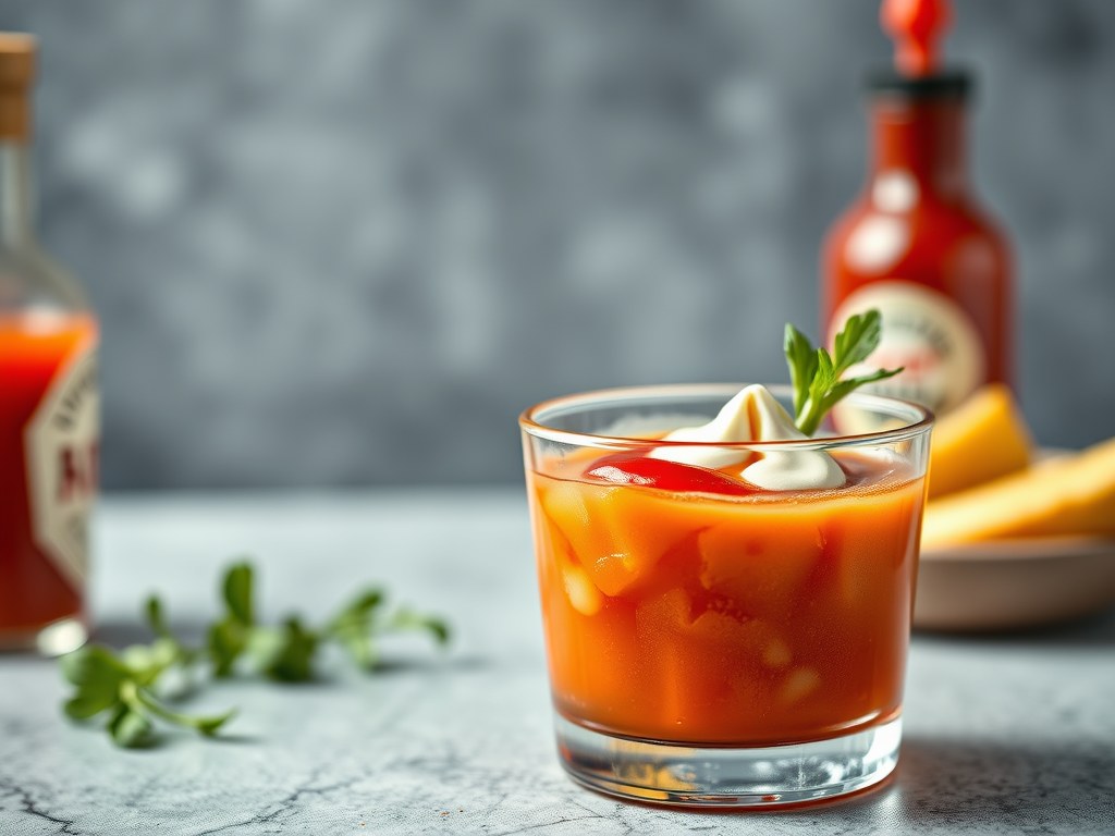 Cocktailsaus, AI-gegenereerde illustratie