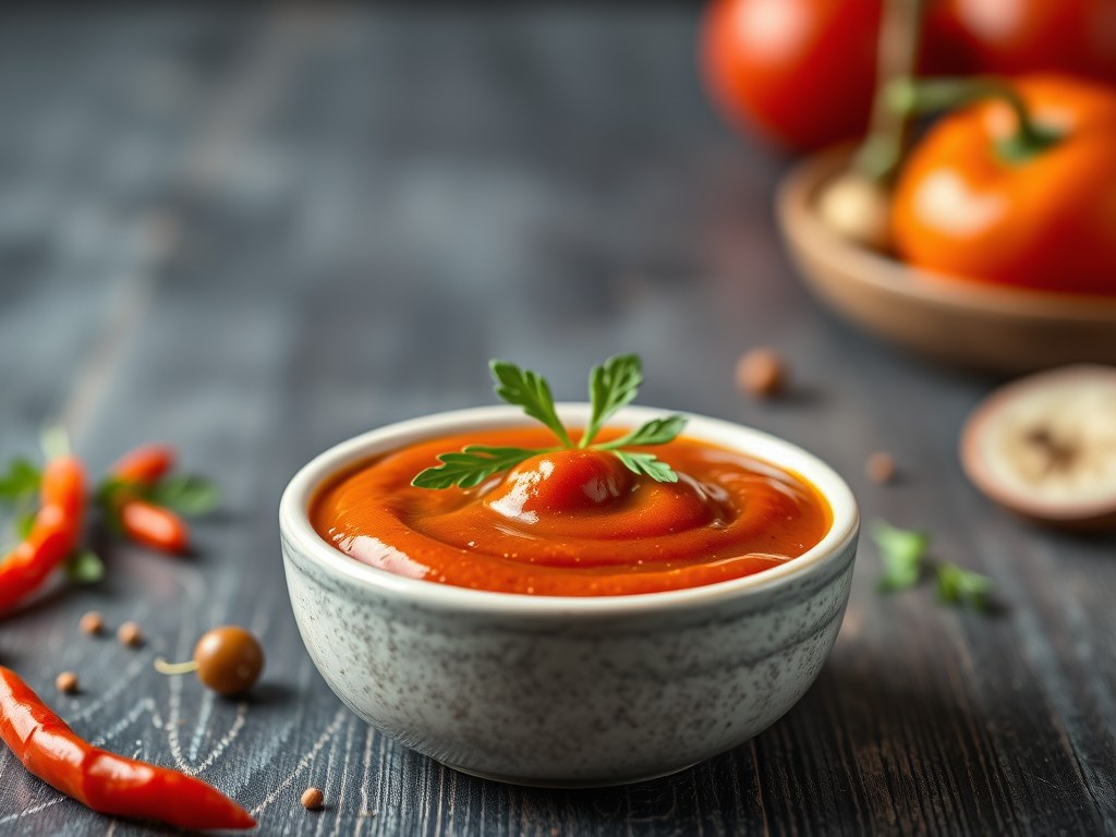 Coktail saus, AI-gegenereerde illustratie