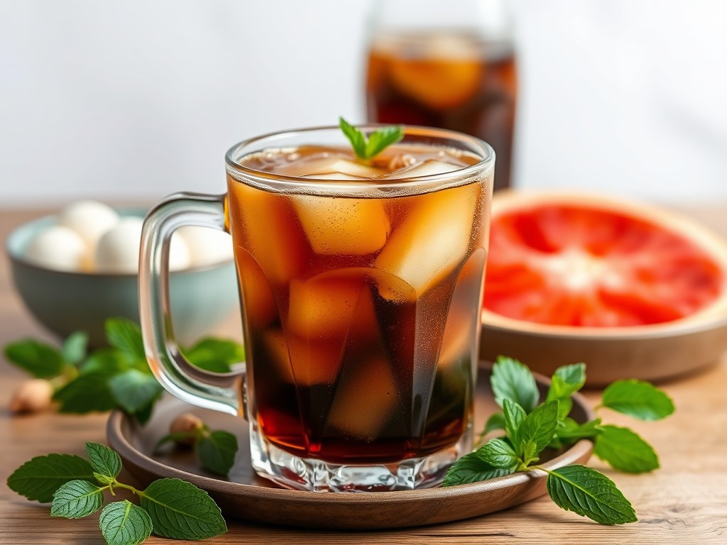 Cola – IJsdrank, AI-gegenereerde illustratie