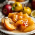 Compote van kwee+appel+appelsien
