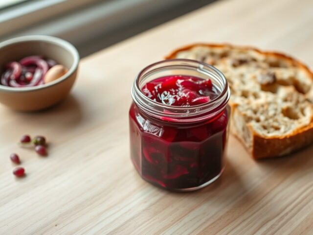 Confiture d’oignons rouges