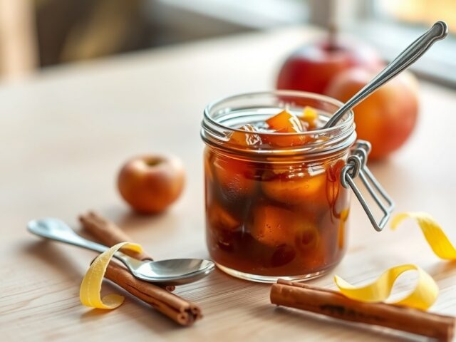 Confituur van appels met kaneel (en met Calvados)