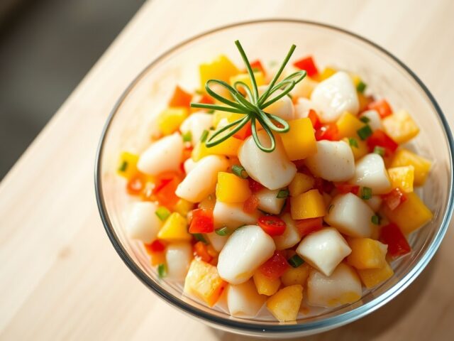 Coquilles – Mango – Ceviche