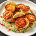 Coquilles met Avocadomayonaise