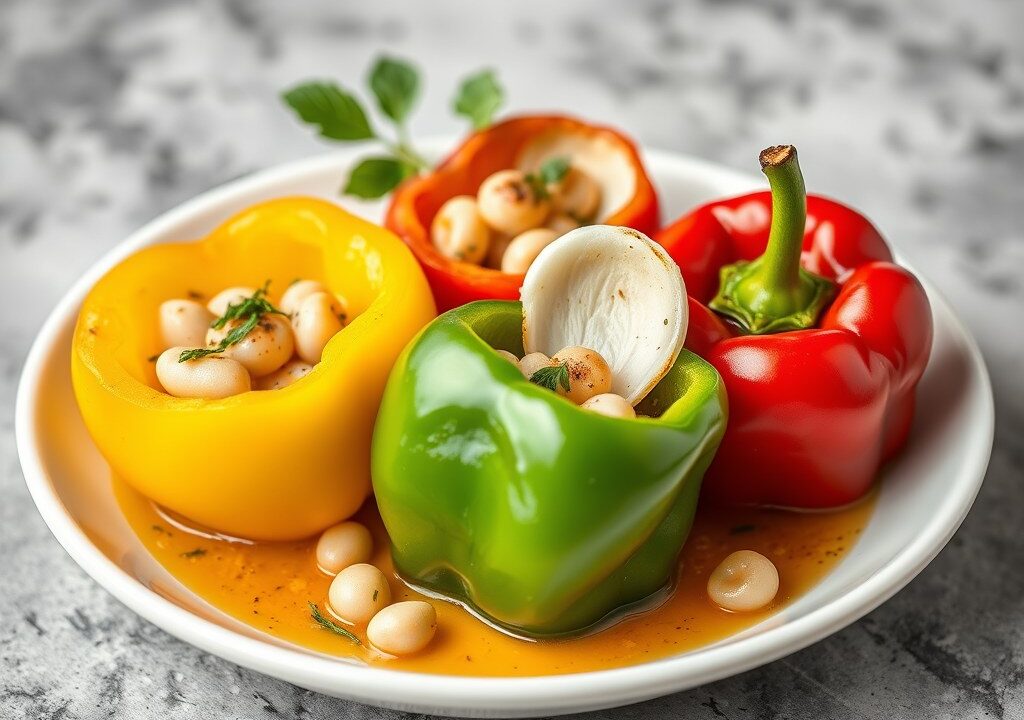 Coquilles met Paprika Trio, AI-gegenereerde illustratie