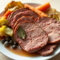 Corned Beef met Groene Kool en Winterpeen