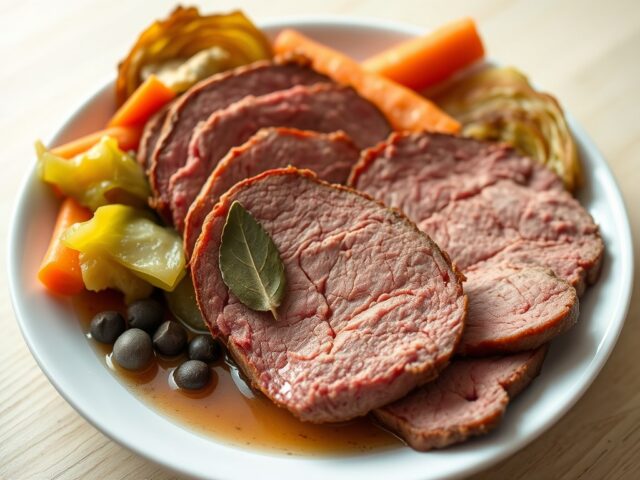 Corned Beef met Groene Kool en Winterpeen