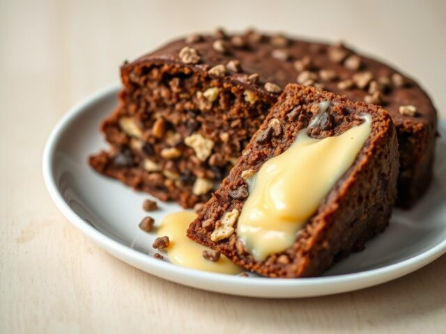 Cornflakes cake met gele room