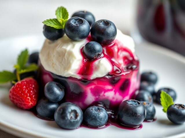 Coupe blueberry