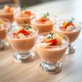 coupes met tomatenroom