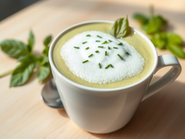 Courgette cappuccino