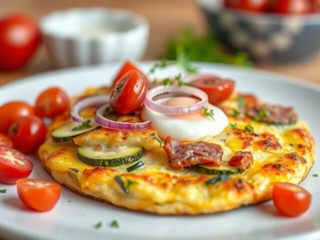 Courgette fritatta