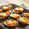 Courgette met mozzarella