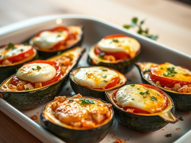 Courgette met mozzarella