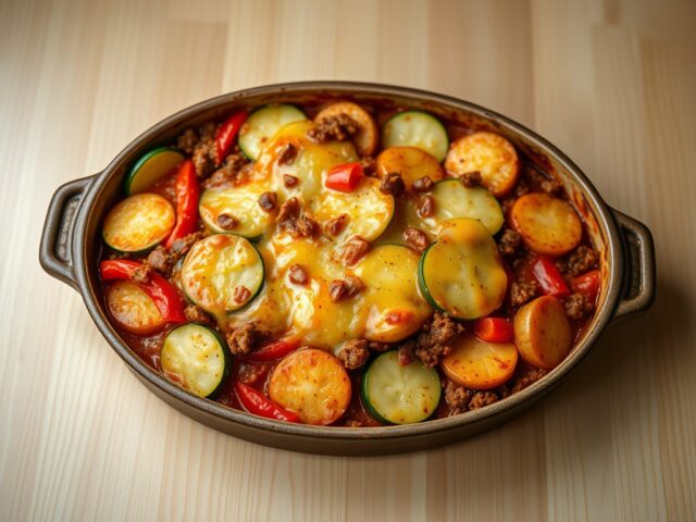 Courgette-paprikaschotel