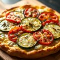 Courgette-tomatentaart