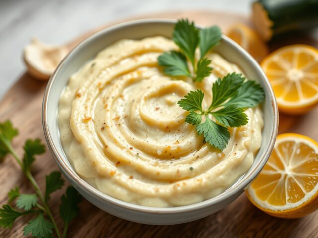 Courgette-Yoghurt Purée