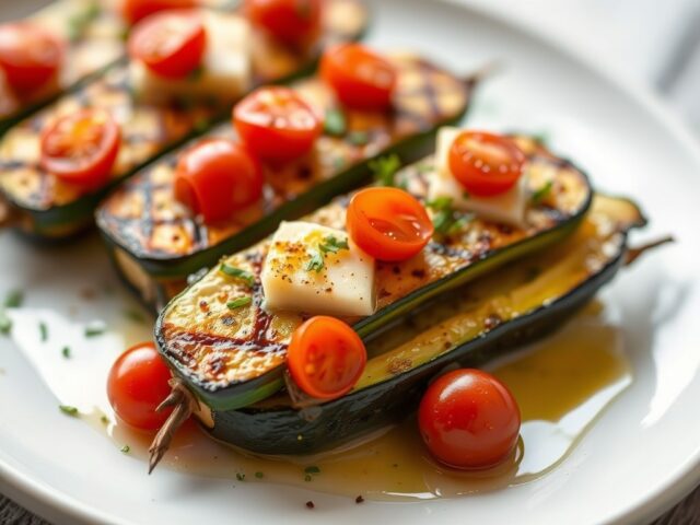 Courgetteprikkers met franse kaas