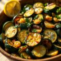 Courgettes met knoflook