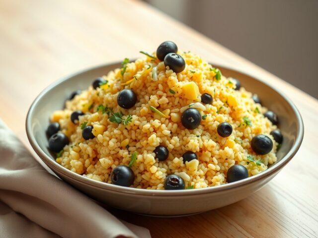 Couscous met Citroen en Olijven