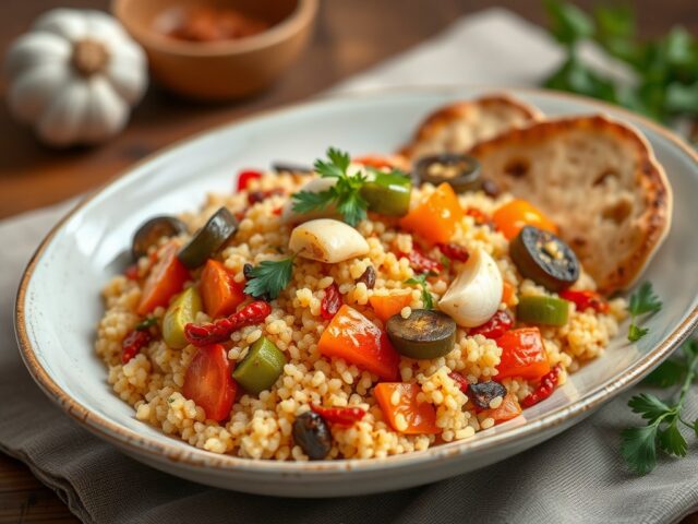 Couscous met Multi Groenten en Harissa