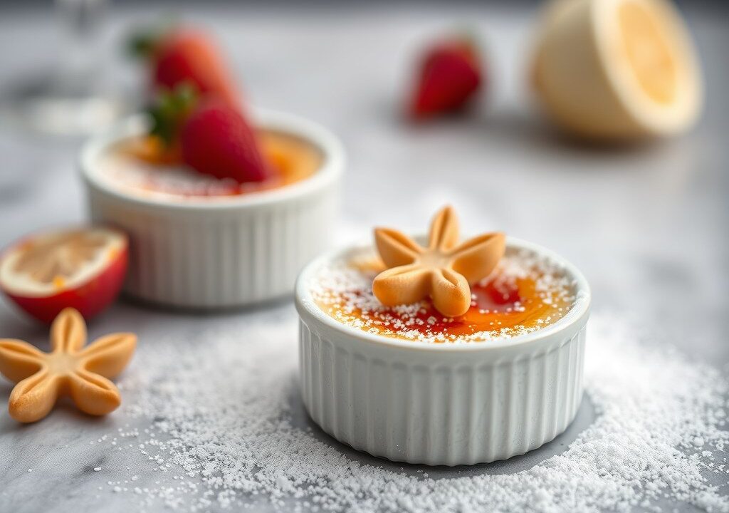 Crème Brûlée (de enige echte!) — AI-gegenereerde illustratie