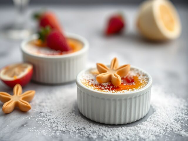 Crème Brûlée (de enige echte!) — AI-gegenereerde illustratie