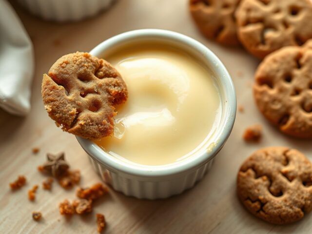 Crème brûlée met speculaas