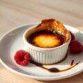 Crème brûlée van ganzenlever