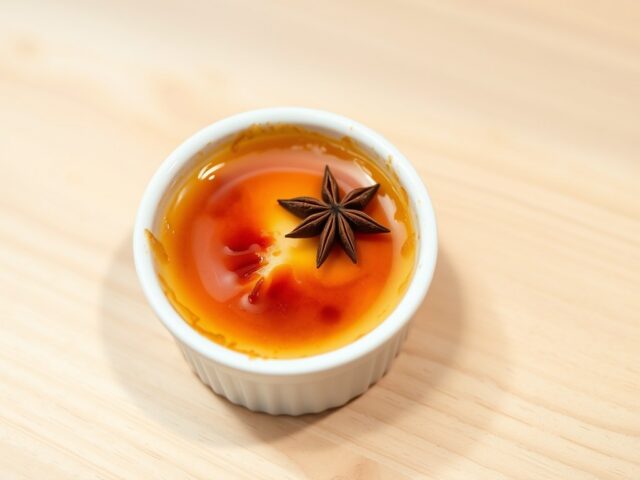 Créme brulée met steranijs