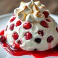 Créme glacée aux canneberges á la sibérienne
