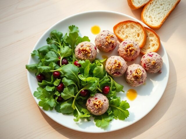 Cranberrypatéballetjes