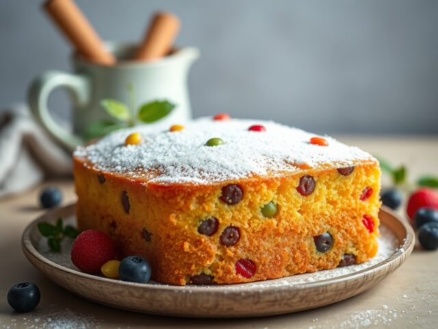 Crisiscake — AI-gegenereerde illustratie