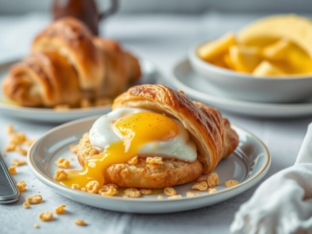 Croissant eitjes