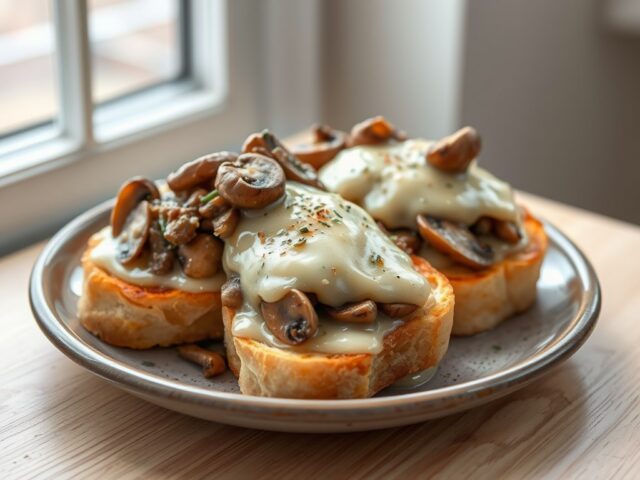 Croque champignon