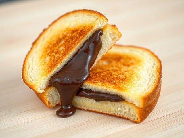 Croque chocolade met hazelnoten