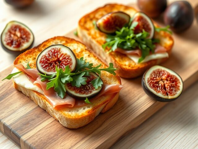 Croques met vijgen