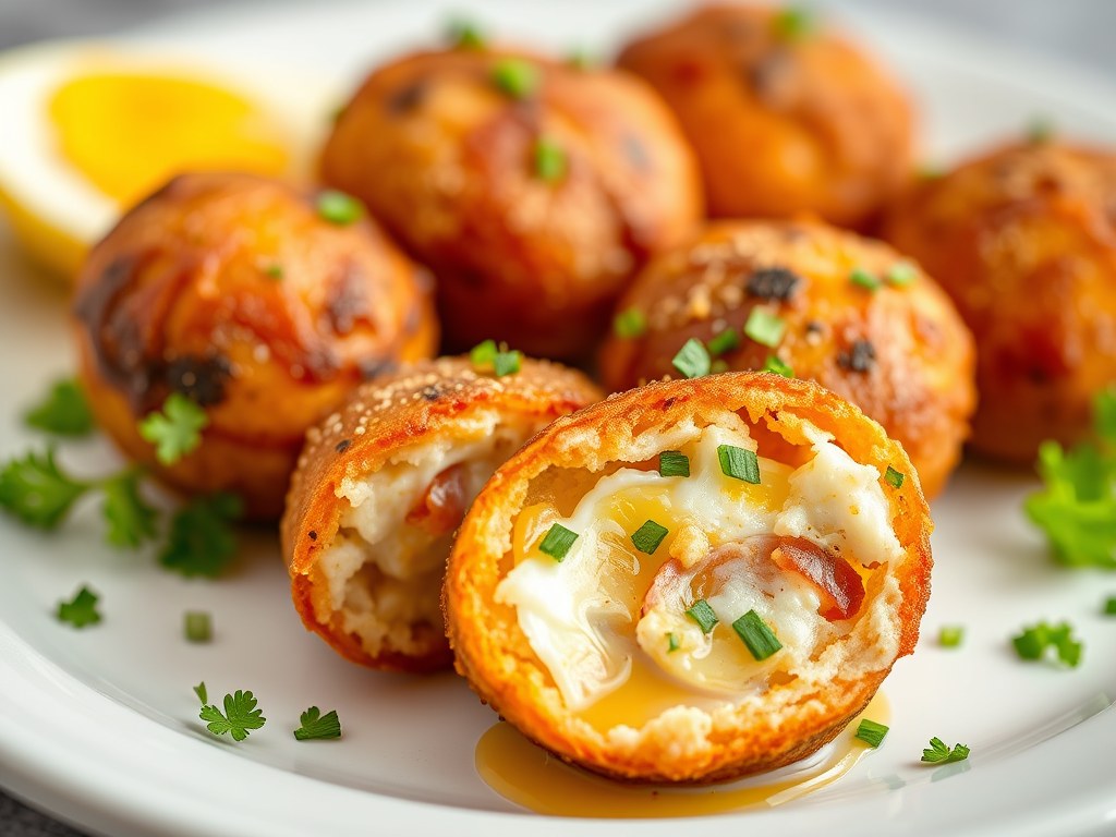 Croquetas de jamon serrano, AI-gegenereerde illustratie